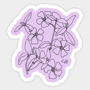 periwinkle Sticker